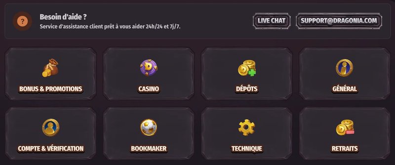 Meilleur dragonia casino retrait à France